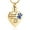 GB-No longer, variant on No Longer by My Side,But Forever in My Heart Carved Locket Cremation Urn Necklace for Pet Dogs Cats Ashes