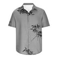 Bessyn Men Short Sleeve Tops Plus Size Mens Blouses Dressy Casual ...