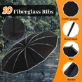 thumbnail image 3 of Paraguas de viaje ExploreBliss compacto, automático y plegable, negro, 3 of 8