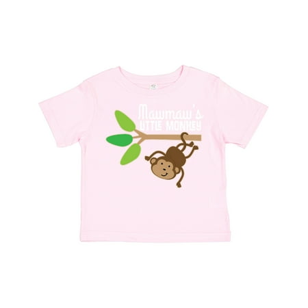 

Inktastic Mawmaw Little Monkey Grandchild Gift Toddler Boy or Toddler Girl T-Shirt