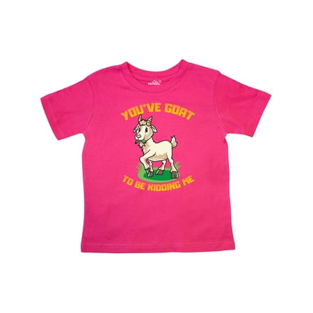 

Inktastic Funny Goat Kid Joke Gift Toddler Boy or Toddler Girl T-Shirt