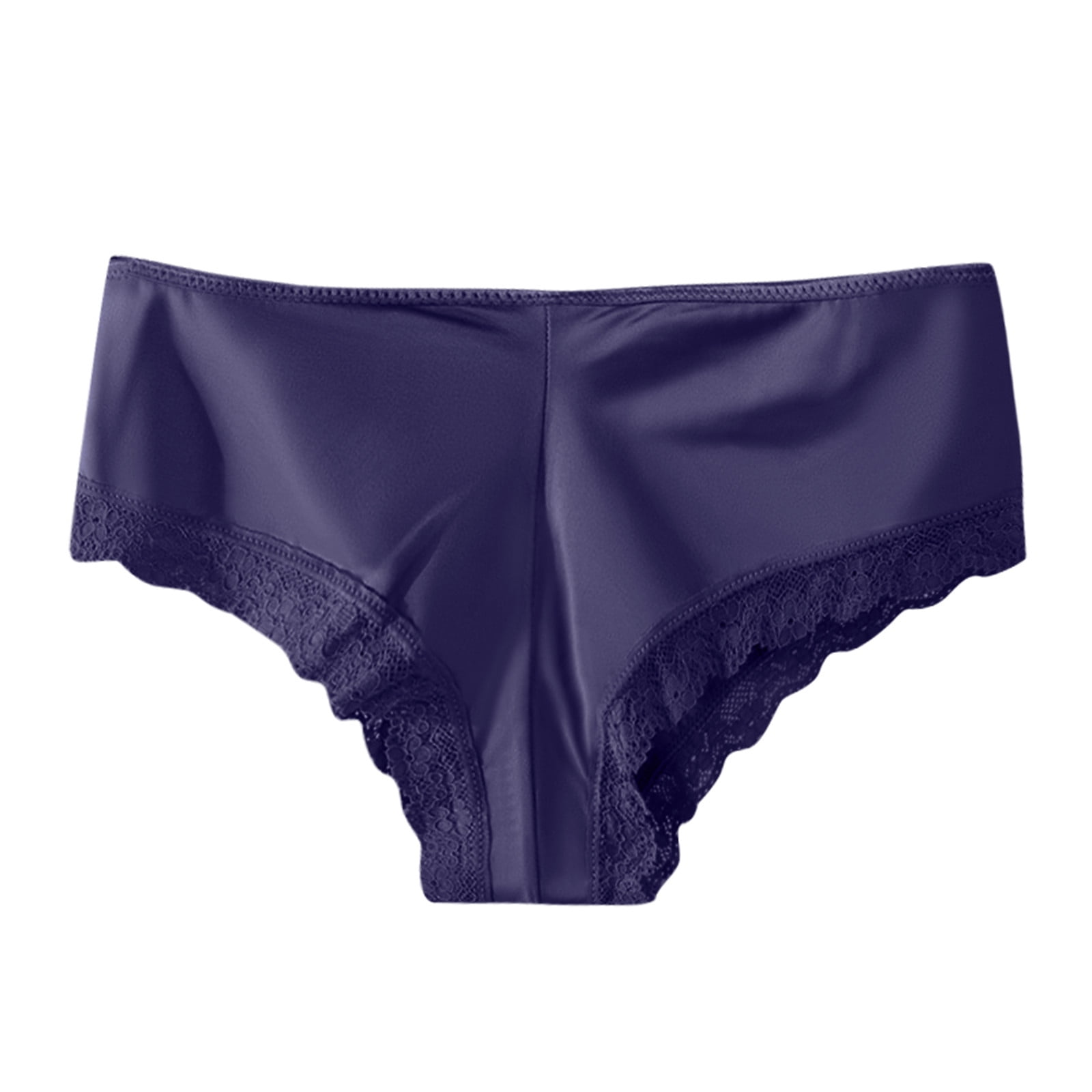 JDEFEG Latex Panties Womens Underwear Cotton Bikini Panties Lace