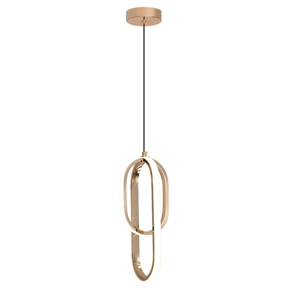 Modern Chandelier 3 Colors Minimalist Led Pendant Light Home Decor Light Decor (Gold)