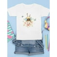 thumbnail image 3 of Fairy Over Flowers T-Shirt Juniors -Image by Shutterstock,  Small, 3 of 4