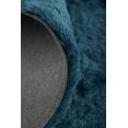 thumbnail image 4 of Freya Plush Shag with Metallic Sheen, Deep Teal Blue, 3ft-6in x 5ft-6in, 4 of 5