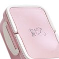 thumbnail image 4 of Youkk Double Rectangle Couverture Lunchbox Four à micro-étudiant adulte haute capacité Compartiment Bento Box, 4 of 8