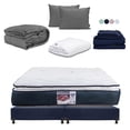thumbnail image 1 of Colchón King Size Monaco + Box Base Cama + Almohada 2Pack + Protector Cloud + Sabanas Softy + Edredon Homy, 1 of 8