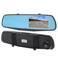 thumbnail image 1 of 4.3 Inch Mirror Dash Cam, 1080P HD Dual Lens Dash Cam Backup Camera Parking Smart Rearview Mirror Camera, 1 of 8