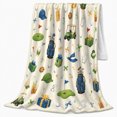 thumbnail image 2 of Golf Party Celebration, Playful Golf Art Scene, Warm Flannel Blanket for Clubhouse and Game Room with Detailed Artwork, Golf Lovers Father's Day Gift, Artistic Home Decor, 2 of 9