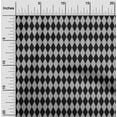 thumbnail image 1 of oneOone Polyester Lycra Black Fabric Argyle Check Sewing Craft Projects Fabric Prints By Yard 56 Inch Wide, 1 of 4