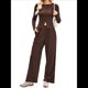 thumbnail image 1 of Conjunto de Chándal de 2 Piezas para Mujer, con Pantalones Acampanados de Yoga y Mangas Largas, Estilo Casual, A Juego. Color Café M, 1 of 9
