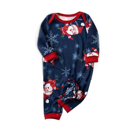 

Baloco Christmas Family Matching Womens Mens Kids Baby Nightwear Festival Sleepwear Pjs Outfits Xmas Santa Pajamas Set
