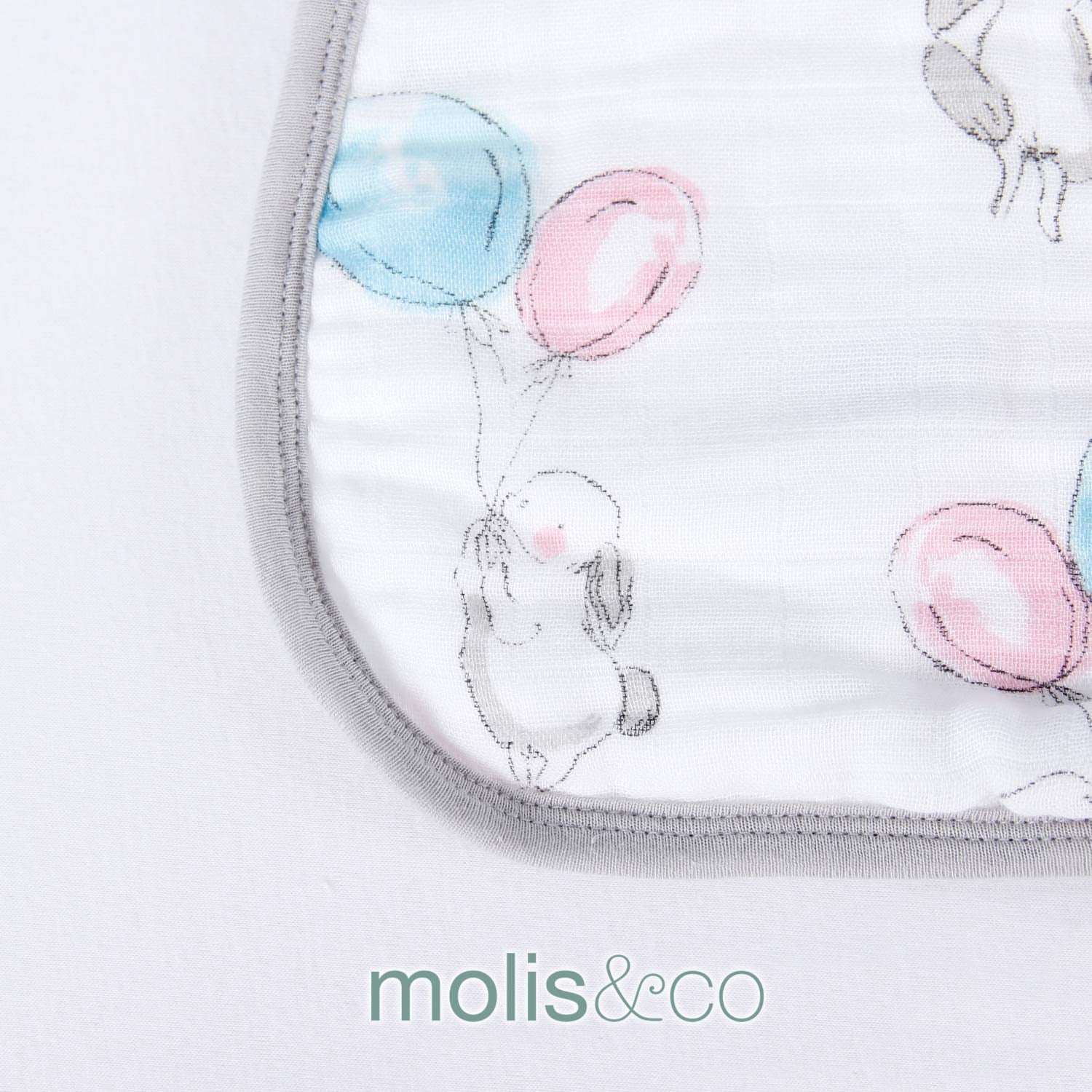  molis & co Toddler Sleeping Sack 2T, Breathable Muslin Baby  Sleeping Bag 18-36 Months, 0.5 TOG Lightweight Unisex Toddler Wearable  Blanket, Blue and Beige : Baby