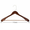 thumbnail image 6 of Unique Bargains 2Pcs Wood 360-Degree Space Saving Clothes Hangers Flat Hook, 6 of 6