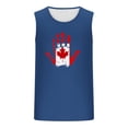 thumbnail image 3 of Camiseta sin mangas de cuello redondo para hombre, ropa de ocio, fitness, para el hogar, pijama, camiseta con estampado a color, blusa deportiva de poliéster para hombre, 3 of 4