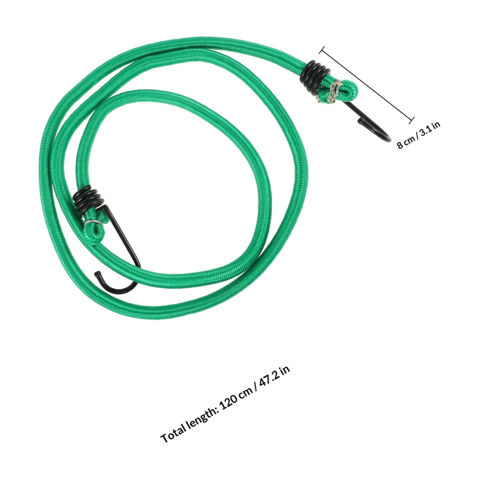 SEWOART 10Pcs High Elasticity Bungee Cords with Hooks Portable Outdoor Luggage Fixing Ropes