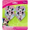 Heart Shaped Minnie Mouse Notepads, 4-Count
