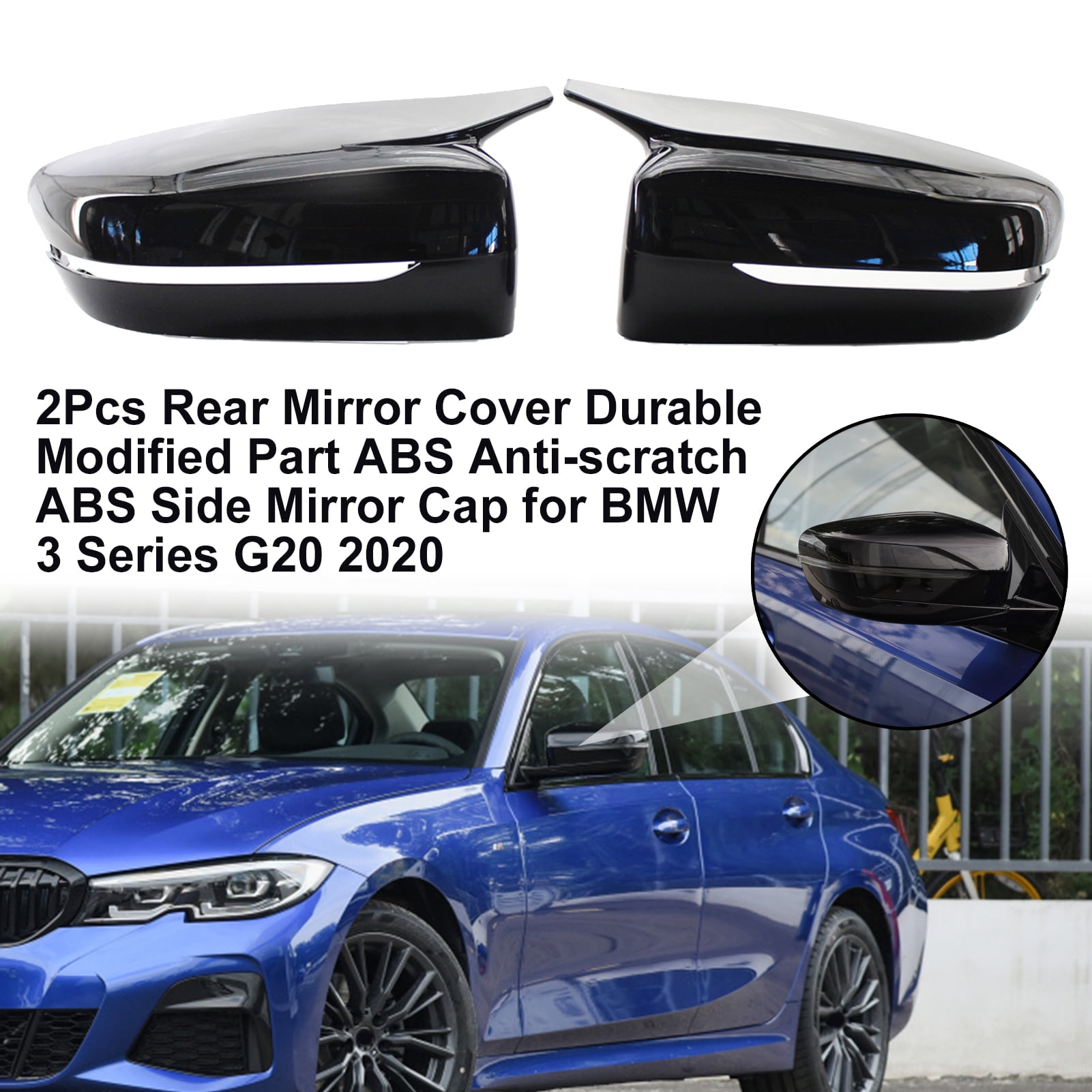 Side Mirror Cover Cap for 2017-2019 Mazda 3 /Mazda 3 Sport ABS White Driver Left Side Mirror Cover Cap for 2017-2019 Mazda 3 /Mazda 3 Sport ABS White Driver Left