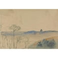 thumbnail image 3 of Hercules Brabazon Brabazon 24x18 Black Modern Framed Museum Art Print Titled - Rome from Monte Mario, 3 of 5