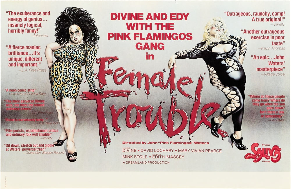 Female Trouble Movie Poster 24x36