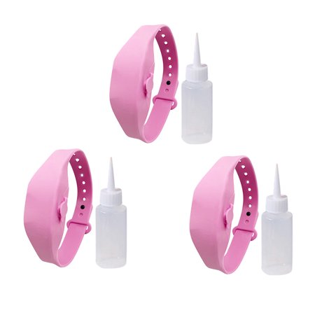 

Lanhui 3Pcs Wristband Hand Dispenser This Wearable Hand Sanitizer Pumps Disinfectant