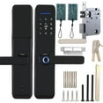 thumbnail image 2 of Cerradura inteligente Bling Bling con control remoto y manija electrónica para puerta con WiFi, 2 of 14