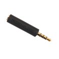 thumbnail image 2 of lionlar 3.5mm Male to Female Port Extender Shielded OMTP/CTIA 4 Conductor TRRS Connector, 2 of 8