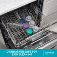 thumbnail image 5 of Sistema To Go Round Mini Bites 3-Pack (Colors May Vary), 5 of 8