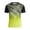 T-Yellow, variant on T Shirts For Man Adult Referee Shirt V Neck Striped Sweatshirt Short Sleeved Top Classic Clothing Wine Xl