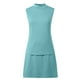 thumbnail image 5 of Conjunto de chaleco con cuello medio alto y falda de cintura alta para mujer: tejido transpirable, estilo versátil, 5 of 8