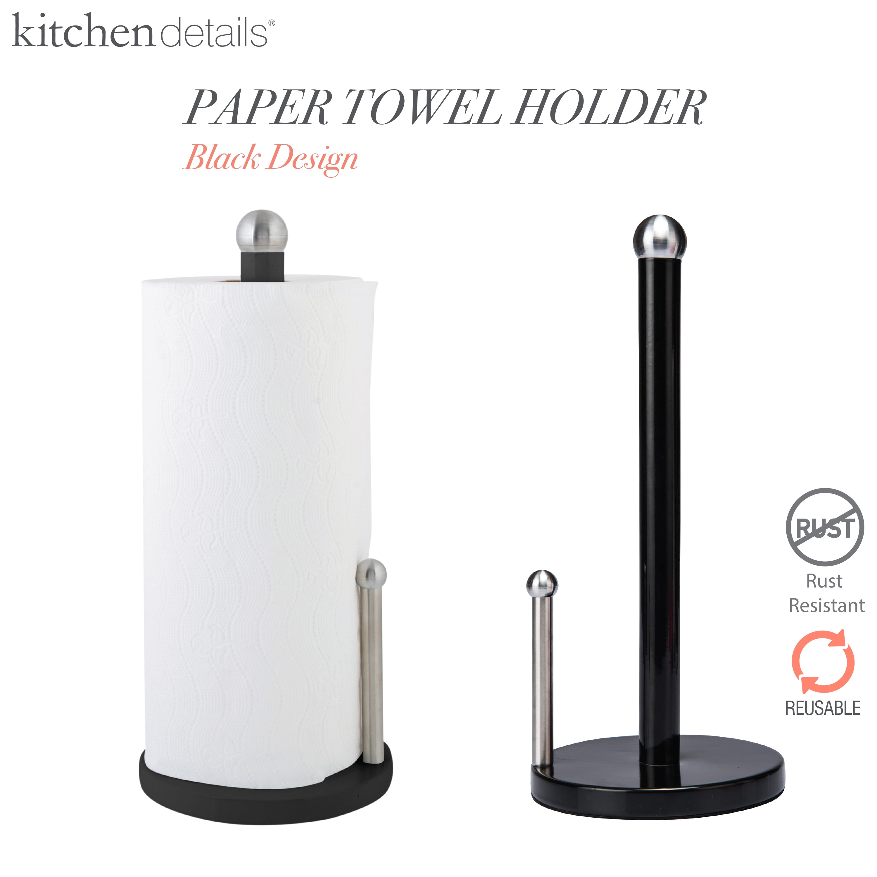 Kitchen Details Paper Towel Holder in Red Walmart