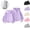 Purple, variant on Mfakffe Boys Girls Sweatshirt Zipper Long Sleeve Hoodies Solid Hooded Sweatshirts Fashion Fall Pullover Sweaters With Pockets
