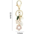 thumbnail image 3 of Key Chains for Car Keys, Cute Keychains, Zinc Alloy Rustproof Anti-allergy Flower Keychain for Women for Backpack Purse Handbag Bag Earphone Case Decoration, 3 of 7
