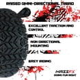 thumbnail image 4 of MASSFX SL 20x1010 Front/Rear Golf Cart Tire, PIT VIPER Grey Wheel 10x7 4/101.6, 4 of 9