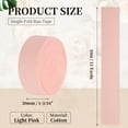 thumbnail image 2 of Uxcell Single Fold Bias Tape, Wide Cotton Bias Binding Tape Hemming for DIY Crafts Garment Sewing Seaming Piping Light Pink, 2 of 7