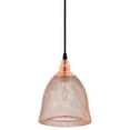 thumbnail image 2 of Modway Glimmer Modern Bell-Shaped Metal Pendant Light in Rose Gold, 2 of 5