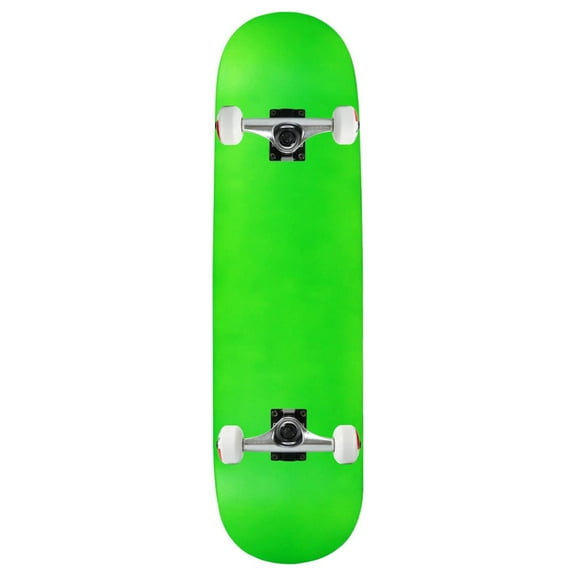 Moose Complete Skateboard Neon Green 8.0" Silver/White Assembled