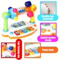 thumbnail image 4 of DEBGFS Jouet Clavier Musical Inspiré de Grande Roue pour Jeunes - Jeu de Rythme et de Chanson Activité d'Apprentissage Précoce Cadeau de Vacances Parfait, Jouet Clavier Musical, Aucun, 4 of 7