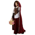 thumbnail image 3 of Deluxe Red Riding Hood Costume for Women, 3 of 14