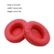 thumbnail image 3 of sweethay 1 par de auriculares, almohadillas para auriculares, funda transpirable, repuesto de esponja de memoria para auriculares Solo 1,0 Relojes inteligentes Rojo, 3 of 6