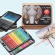 thumbnail image 5 of Kit de pintura de lápiz de color Kalour180, suministros de arte de plomo de color metálico, juego de plomo de 180 colores, 5 of 5
