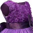 thumbnail image 3 of Girls Dress Kids Mesh Flower Dress Children's Lace Ball Gown Party Dress Tulle Prom, 3 of 3