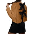 thumbnail image 4 of purcolt Womens Sequin Jacket Tie Front Velvet Cardigan Sparkling Holiday Party Y2k Cropped Tops, 4 of 8
