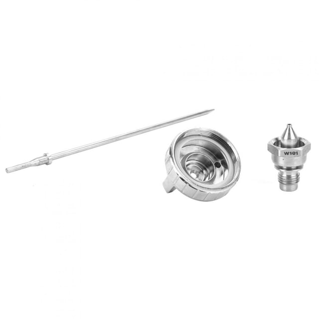 Punta de fluido Ticfox para pistola rociadora Acero inoxidable 3 piezas