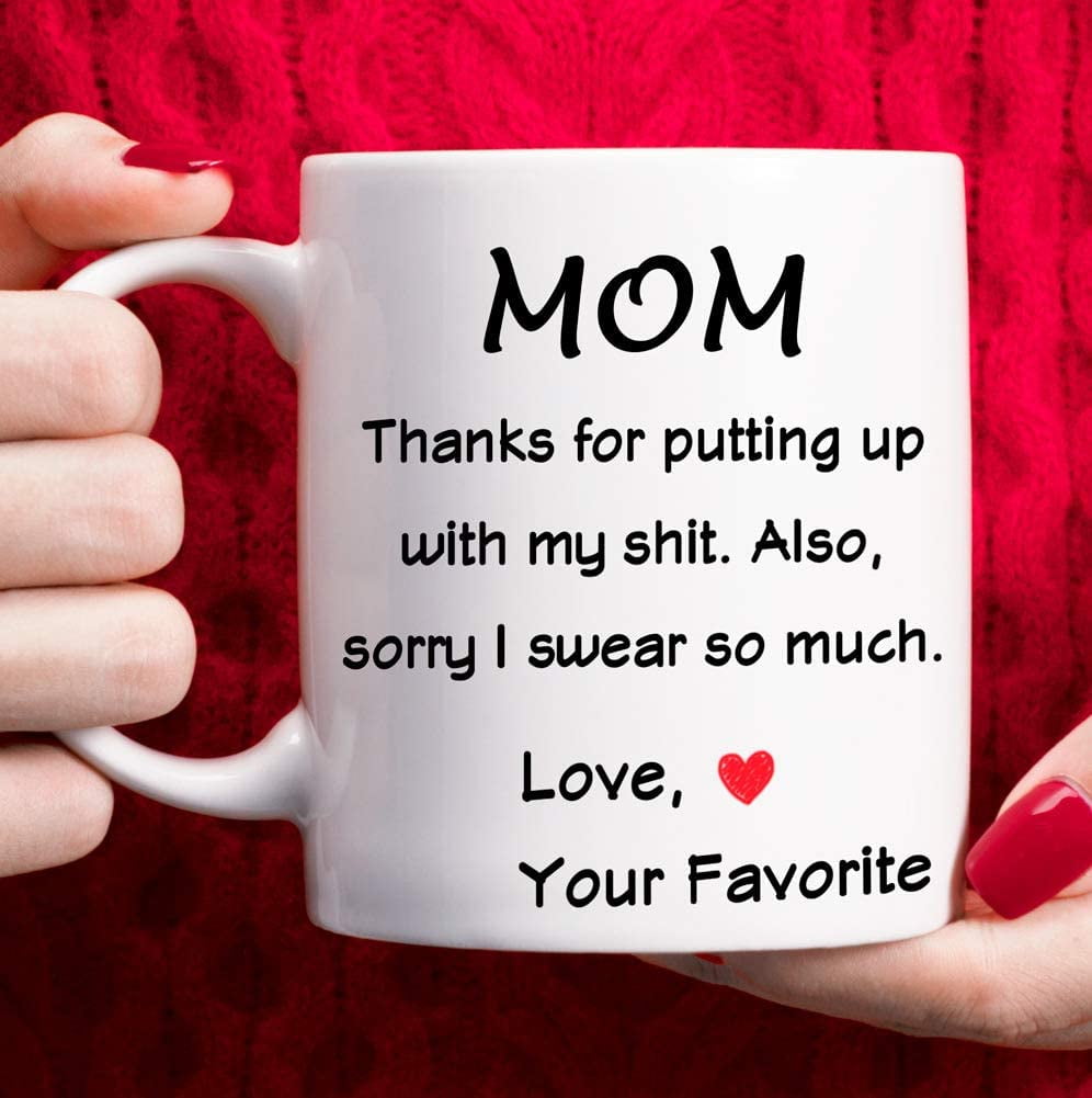Mom Coffee Mug Mothers Day Gifts for Mom from Son Daughter, Best Mom