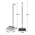 thumbnail image 3 of Teissuly Brooms Indoor 180° Rotatable Standing Storage Buckle Type Brooms And Dustpan Set With Scraping Teeth And Scraper Deep Cleaning Suitable For Home Teissuly WER202312023580, 3 of 9