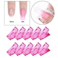 thumbnail image 1 of Gel de construcción shamjiam puntas de uñas rápidas clip de construcción rosa, 1 of 7