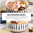 thumbnail image 4 of 1Pc Japanese Style Ceramic Rice Bowl Soup Storage Bowl Home Kitchen Supply, 4 of 8