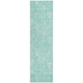 thumbnail image 2 of Addison Rugs Chantille Indoor/Outdoor Transitional Floral Aqua Washable Runner Rug, 2'3" x 7'6", 2 of 6