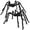 Black, variant on 2Pcs Halloween Hairy Spider Outdoor Decorations,Light-up LED Eyes Scary Spider Fake Large Spider Hairy Spider Props for Halloween Yard Decorations Party Outdoor and Outdoor Decor Black 11.8inch